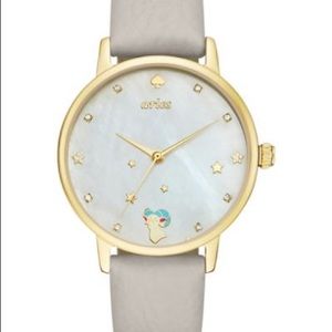 Kate Spade Aries Gray Leather Metro